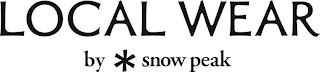 LOCAL WEAR BY SNOW PEAK logo