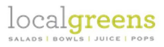 LOCALGREENS SALADS BOWLS JUICE POPS logo