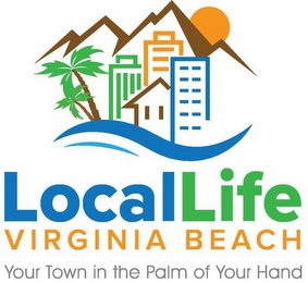 LOCALLIFE VIRGINIA BEACH YOUR TOWN IN THE PALM OF YOUR HAND logo