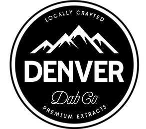 LOCALLY CRAFTED DENVER DAB CO. PREMIUM EXTRACTS logo