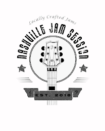 LOCALLY CRAFTED JAMS NASHVILLE JAM SESSION EST. 2018 logo