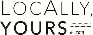LOCALLY YOURS E. 2019 logo