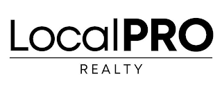 LOCALPRO REALTY logo