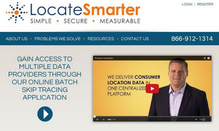 LOCATESMARTER SIMPLE · SECURE · MEASURABLE logo