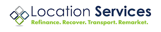 LOCATION SERVICES REFINANCE. RECOVER. TRANSPORT. REMARKET. logo