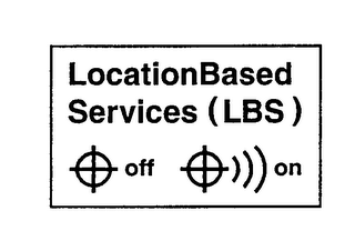 LOCATIONBASED SERVICES(LBS) OFF ON logo