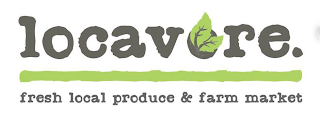 LOCAVORE. FRESH LOCAL PRODUCE & FARM MARKET logo