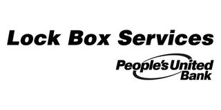 LOCK BOX SERVICES PEOPLE'S UNITED BANK logo