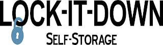 LOCK-IT-DOWN SELF-STORAGE logo