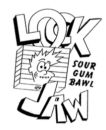 LOCK JAW SOUR GUM BAWL logo