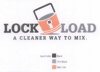 LOCK N LOAD A CLEANER WAY TO MIX logo