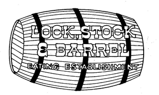 LOCK, STOCK & BARREL EATING ESTABLISHMENT logo