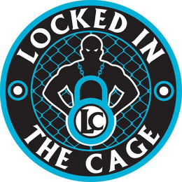 LOCKED IN THE CAGE LC logo