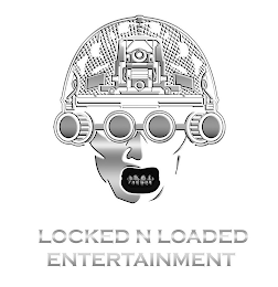 LOCKED N LOADED ENTERTAINMENT logo