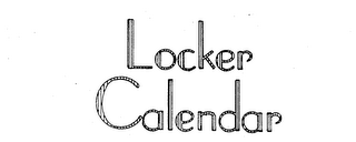 LOCKER CALENDAR logo