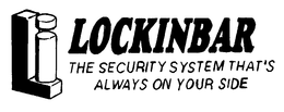 LOCKINBAR THE SECURITY SYSTEM THAT'S ALWAYS ON YOUR SIDE logo