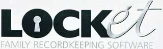 LOCKÉT FAMILY RECORDKEEPING SOFTWARE logo