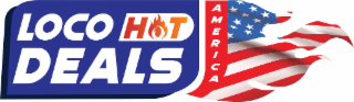 LOCO HOT DEALS AMERICA logo