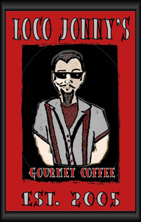 LOCO JONNY'S GOURMET COFFEE EST. 2005 logo