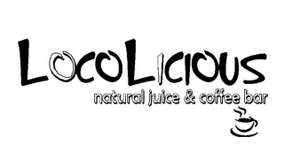 LOCOLICIOUS NATURAL JUICE & COFFEE BAR logo