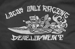 LOCOS ONLY RACING DEVELOPMENT LORD logo