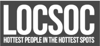 LOCSOC HOTTEST PEOPLE IN THE HOTTEST SPOTS logo