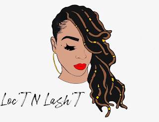 LOC'T N LASH'T logo
