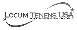 LOCUM TENENS USA PHYSICIAN STAFFING FOR THE COUNTRY logo