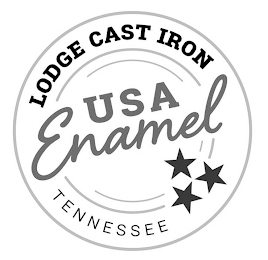 LODGE CAST IRON USA ENAMEL TENNESSEE logo