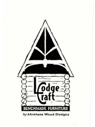 LODGECRAFT BENCHMADE FURNITURE BY MONTANA WOOD DESIGNS logo
