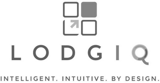 LODGIQ INTELLIGENT. INTUITIVE. BY DESIGN. logo