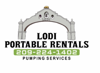 LODI PORTABLE RENTALS 209-224-1402 PUMPING SERVICES LODI logo