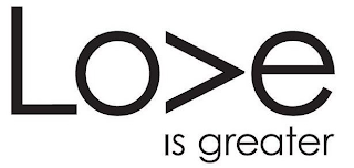 LO>E IS GREATER logo