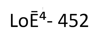 LOE4 - 452 logo