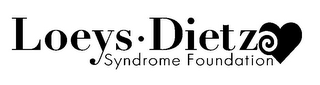 LOEYS · DIETZ SYNDROME FOUNDATION logo