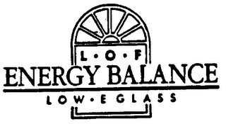 L.O.F. ENERGY BALANCE LOW.EGLASS logo