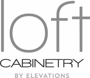 LOFT CABINETRY BY ELEVATIONS logo