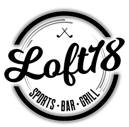 LOFT18 SPORTS · BAR · GRILL logo