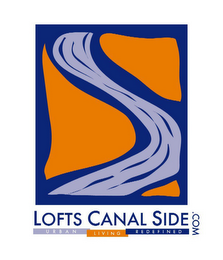 LOFTS CANAL SIDE.COM URBAN LIVING REDEFINED logo