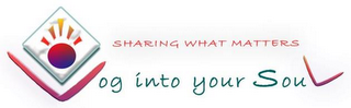 LOG INTO YOUR SOUL SHARING WHAT MATTERS logo