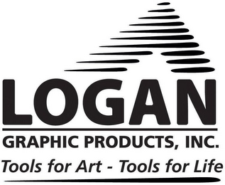 LOGAN GRAPHIC PRODUCTS, INC. TOOLS FOR ART - TOOLS FOR LIFE logo