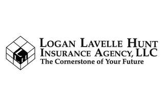 LOGAN LAVELLE HUNT INSURANCE AGENCY, LLC THE CORNERSTONE OF YOUR FUTURE logo