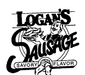 LOGAN'S SAUSAGE SAVORY FLAVOR logo