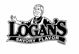 LOGAN'S SAVORY FLAVOR logo
