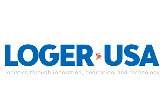 LOGER USA LOGISTICS THROUGH INNOVATION, DEDICATION, AND TECHNOLOGY logo