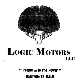 LOGIC MOTORS LLC. "PEOPLE...TO THE POWER" NASHVILLE TN U.S.A logo