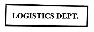LOGISTICS DEPT. logo