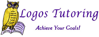 LOGOS TUTORING ACHIEVE YOUR GOALS! logo