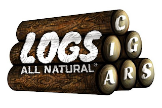 LOGS CIGARS ALL NATURAL logo