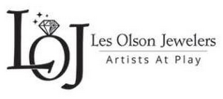 LOJ LES OLSON JEWELERS ARTISTS AT PLAY logo